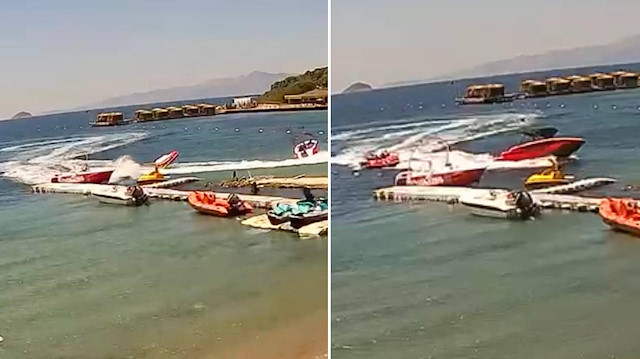 Bodrum'da turistlerin tekne kazası: 1'i ağır 3 yaralı